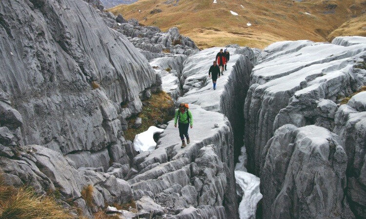 Hiking in the Kahurangi National Park, credit to www.nelsontasman.nz