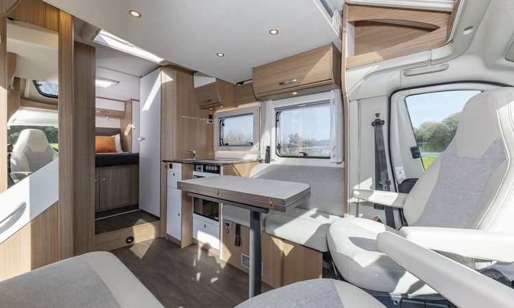 A spacious Double for 2 Wilderness motorhome