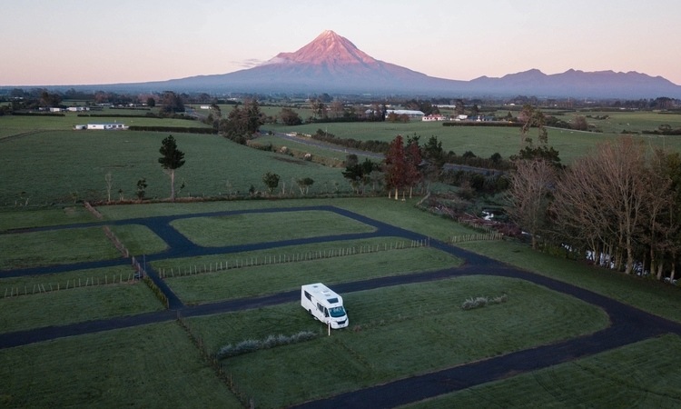 A Wilderness Motorhome camping in Taranaki region