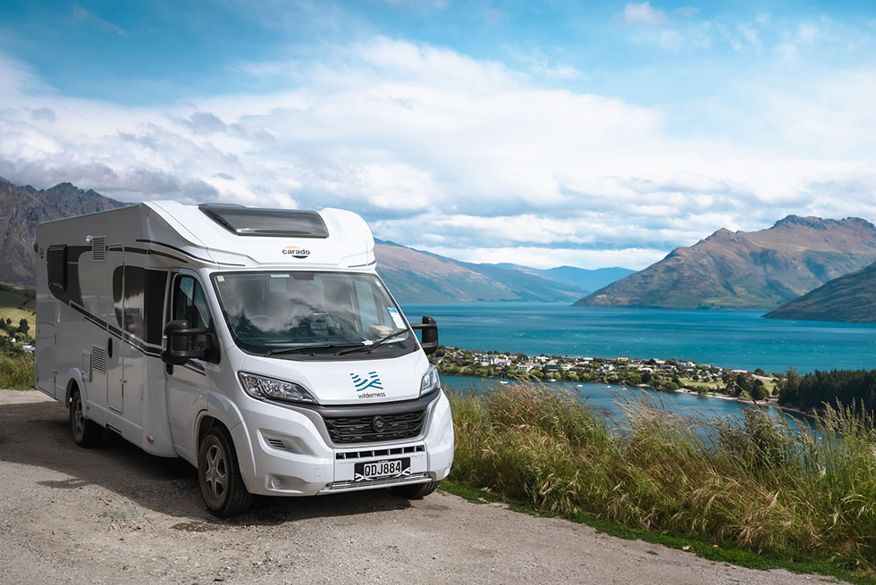 A Double for 4 Wilderness motorhome in Queenstown